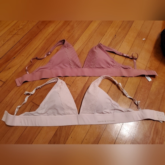 Bundle of 2 pink Adrienne Vittadini bralettes. Size M. - Picture 3 of 12